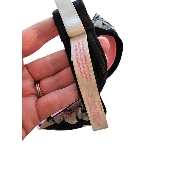 PINK Victorias Secret 32C Wear Everywhere Multi Way Push Up Bra Floral Tropical - Picture 4 of 5